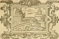 An illustration from Les vrais povrtraits des hommes illvstres en piete et doctrine : dv trauail desquels Diev s'est serui en ces derniers temps, pour remettre sus la vraye Religion en diuers pays de la chrestienté : auec les descriptions de leur vie & de leurs faits plus memorables : plvs, qvaranteqvatre emblemes chrestiens (1581)
