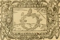 An illustration from Les vrais povrtraits des hommes illvstres en piete et doctrine : dv trauail desquels Diev s'est serui en ces derniers temps, pour remettre sus la vraye Religion en diuers pays de la chrestienté : auec les descriptions de leur vie & de leurs faits plus memorables : plvs, qvaranteqvatre emblemes chrestiens (1581)