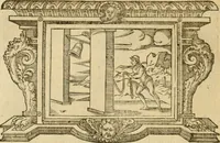 An illustration from Les vrais povrtraits des hommes illvstres en piete et doctrine : dv trauail desquels Diev s'est serui en ces derniers temps, pour remettre sus la vraye Religion en diuers pays de la chrestienté : auec les descriptions de leur vie & de leurs faits plus memorables : plvs, qvaranteqvatre emblemes chrestiens (1581)