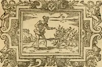An illustration from Les vrais povrtraits des hommes illvstres en piete et doctrine : dv trauail desquels Diev s'est serui en ces derniers temps, pour remettre sus la vraye Religion en diuers pays de la chrestienté : auec les descriptions de leur vie & de leurs faits plus memorables : plvs, qvaranteqvatre emblemes chrestiens (1581)