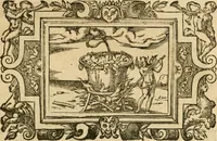 An illustration from Les vrais povrtraits des hommes illvstres en piete et doctrine : dv trauail desquels Diev s'est serui en ces derniers temps, pour remettre sus la vraye Religion en diuers pays de la chrestienté : auec les descriptions de leur vie & de leurs faits plus memorables : plvs, qvaranteqvatre emblemes chrestiens (1581)