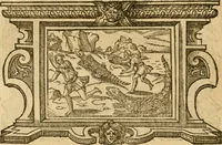 An illustration from Les vrais povrtraits des hommes illvstres en piete et doctrine : dv trauail desquels Diev s'est serui en ces derniers temps, pour remettre sus la vraye Religion en diuers pays de la chrestienté : auec les descriptions de leur vie & de leurs faits plus memorables : plvs, qvaranteqvatre emblemes chrestiens (1581)