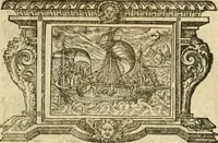 An illustration from Les vrais povrtraits des hommes illvstres en piete et doctrine : dv trauail desquels Diev s'est serui en ces derniers temps, pour remettre sus la vraye Religion en diuers pays de la chrestienté : auec les descriptions de leur vie & de leurs faits plus memorables : plvs, qvaranteqvatre emblemes chrestiens (1581)