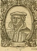 An illustration from Les vrais povrtraits des hommes illvstres en piete et doctrine : dv trauail desquels Diev s'est serui en ces derniers temps, pour remettre sus la vraye Religion en diuers pays de la chrestienté : auec les descriptions de leur vie & de leurs faits plus memorables : plvs, qvaranteqvatre emblemes chrestiens (1581)