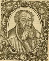 An illustration from Les vrais povrtraits des hommes illvstres en piete et doctrine : dv trauail desquels Diev s'est serui en ces derniers temps, pour remettre sus la vraye Religion en diuers pays de la chrestienté : auec les descriptions de leur vie & de leurs faits plus memorables : plvs, qvaranteqvatre emblemes chrestiens (1581)