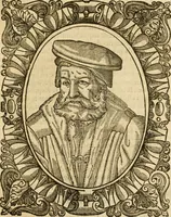 An illustration from Les vrais povrtraits des hommes illvstres en piete et doctrine : dv trauail desquels Diev s'est serui en ces derniers temps, pour remettre sus la vraye Religion en diuers pays de la chrestienté : auec les descriptions de leur vie & de leurs faits plus memorables : plvs, qvaranteqvatre emblemes chrestiens (1581)