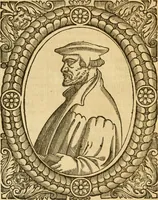 An illustration from Les vrais povrtraits des hommes illvstres en piete et doctrine : dv trauail desquels Diev s'est serui en ces derniers temps, pour remettre sus la vraye Religion en diuers pays de la chrestienté : auec les descriptions de leur vie & de leurs faits plus memorables : plvs, qvaranteqvatre emblemes chrestiens (1581)