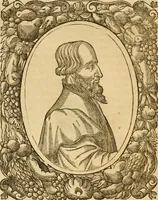 An illustration from Les vrais povrtraits des hommes illvstres en piete et doctrine : dv trauail desquels Diev s'est serui en ces derniers temps, pour remettre sus la vraye Religion en diuers pays de la chrestienté : auec les descriptions de leur vie & de leurs faits plus memorables : plvs, qvaranteqvatre emblemes chrestiens (1581)