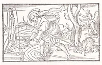 Picture 17 of 91 from Les XV. liures de la Metamorphose d'Ouide (poëte treselegãt) : contenans L'olympe des histoires poëtiques, traduictz de Latin en Francoys : le tout figuré de nouuelles figures & hystoires .. (1539), leaf 118
