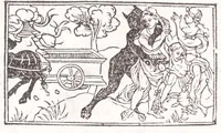 Picture 24 of 91 from Les XV. liures de la Metamorphose d'Ouide (poëte treselegãt) : contenans L'olympe des histoires poëtiques, traduictz de Latin en Francoys : le tout figuré de nouuelles figures & hystoires .. (1539), leaf 168