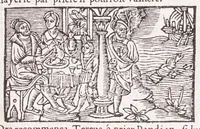 Picture 31 of 91 from Les XV. liures de la Metamorphose d'Ouide (poëte treselegãt) : contenans L'olympe des histoires poëtiques, traduictz de Latin en Francoys : le tout figuré de nouuelles figures & hystoires .. (1539), leaf 205