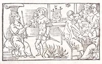 Picture 45 of 91 from Les XV. liures de la Metamorphose d'Ouide (poëte treselegãt) : contenans L'olympe des histoires poëtiques, traduictz de Latin en Francoys : le tout figuré de nouuelles figures & hystoires .. (1539), leaf 288
