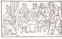Picture 59 of 91 from Les XV. liures de la Metamorphose d'Ouide (poëte treselegãt) : contenans L'olympe des histoires poëtiques, traduictz de Latin en Francoys : le tout figuré de nouuelles figures & hystoires .. (1539), leaf 396
