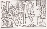 Picture 70 of 91 from Les XV. liures de la Metamorphose d'Ouide (poëte treselegãt) : contenans L'olympe des histoires poëtiques, traduictz de Latin en Francoys : le tout figuré de nouuelles figures & hystoires .. (1539), leaf 469