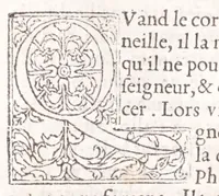 An illustration from Les XV. liures de la Metamorphose d'Ouide (poëte treselegãt) : contenans L'olympe des histoires poëtiques, traduictz de Latin en Francoys : le tout figuré de nouuelles figures & hystoires .. (1539)