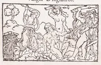 Picture 12 of 91 from Les XV. liures de la Metamorphose d'Ouide (poëte treselegãt) : contenans L'olympe des histoires poëtiques, traduictz de Latin en Francoys : le tout figuré de nouuelles figures & hystoires .. (1539), leaf 71