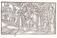 Picture 13 of 91 from Les XV. liures de la Metamorphose d'Ouide (poëte treselegãt) : contenans L'olympe des histoires poëtiques, traduictz de Latin en Francoys : le tout figuré de nouuelles figures & hystoires .. (1539), leaf 80