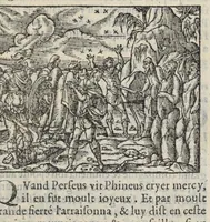 An illustration from Les XV. livres de la Metamorphose d'Ovide, poete treselegant : contenants l'Olympe des hystoires poetiqves, traduitz de latin en françois (1574)
