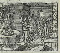 Picture 8 of 26 from Les XV. livres de la Metamorphose d'Ovide, poete treselegant : contenants l'Olympe des hystoires poetiqves, traduitz de latin en françois (1574), leaf 263