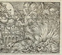 Picture 22 of 26 from Les XV. livres de la Metamorphose d'Ovide, poete treselegant : contenants l'Olympe des hystoires poetiqves, traduitz de latin en françois (1574), leaf 685