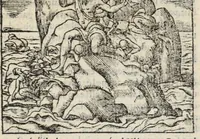 An illustration from Les XV. livres de la Metamorphose d'Ovide, poete treselegant : contenants l'Olympe des hystoires poetiqves, traduitz de latin en françois (1574)