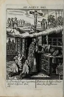 An illustration from Le tableau de la Croix representé dans les ceremonies de la Ste. messe : ensemble le tresor de la deuotion aux soufrances de N.re S. I.C. : le tout enrichi de belles figures (1652)