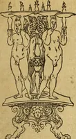 An illustration from Le tableav des riches inventions couuertes de voile des feintes amoureuses, qui sont representees dans le Songe de Poliphile, desvoilees des ombres d Songe & subtilement exposees par Beroalde (1600)