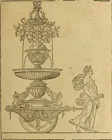 An illustration from Le tableav des riches inventions couuertes de voile des feintes amoureuses, qui sont representees dans le Songe de Poliphile, desvoilees des ombres d Songe & subtilement exposees par Beroalde (1600)