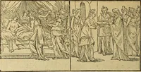 An illustration from Le tableav des riches inventions couuertes de voile des feintes amoureuses, qui sont representees dans le Songe de Poliphile, desvoilees des ombres d Songe & subtilement exposees par Beroalde (1600)