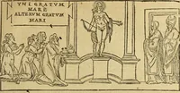 An illustration from Le tableav des riches inventions couuertes de voile des feintes amoureuses, qui sont representees dans le Songe de Poliphile, desvoilees des ombres d Songe & subtilement exposees par Beroalde (1600)
