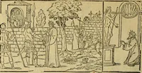 An illustration from Le tableav des riches inventions couuertes de voile des feintes amoureuses, qui sont representees dans le Songe de Poliphile, desvoilees des ombres d Songe & subtilement exposees par Beroalde (1600)
