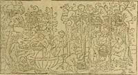 An illustration from Le tableav des riches inventions couuertes de voile des feintes amoureuses, qui sont representees dans le Songe de Poliphile, desvoilees des ombres d Songe & subtilement exposees par Beroalde (1600)