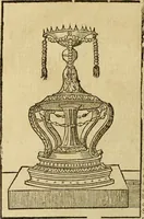 An illustration from Le tableav des riches inventions couuertes de voile des feintes amoureuses, qui sont representees dans le Songe de Poliphile, desvoilees des ombres d Songe & subtilement exposees par Beroalde (1600)