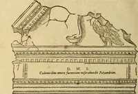 An illustration from Le tableav des riches inventions couuertes de voile des feintes amoureuses, qui sont representees dans le Songe de Poliphile, desvoilees des ombres d Songe & subtilement exposees par Beroalde (1600)