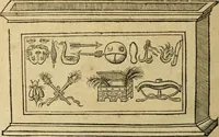 An illustration from Le tableav des riches inventions couuertes de voile des feintes amoureuses, qui sont representees dans le Songe de Poliphile, desvoilees des ombres d Songe & subtilement exposees par Beroalde (1600)
