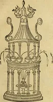 An illustration from Le tableav des riches inventions couuertes de voile des feintes amoureuses, qui sont representees dans le Songe de Poliphile, desvoilees des ombres d Songe & subtilement exposees par Beroalde (1600)