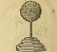 An illustration from Le tableav des riches inventions couuertes de voile des feintes amoureuses, qui sont representees dans le Songe de Poliphile, desvoilees des ombres d Songe & subtilement exposees par Beroalde (1600)