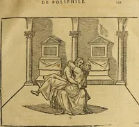 An illustration from Le tableav des riches inventions couuertes de voile des feintes amoureuses, qui sont representees dans le Songe de Poliphile, desvoilees des ombres d Songe & subtilement exposees par Beroalde (1600)