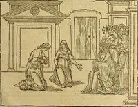 An illustration from Le tableav des riches inventions couuertes de voile des feintes amoureuses, qui sont representees dans le Songe de Poliphile, desvoilees des ombres d Songe & subtilement exposees par Beroalde (1600)