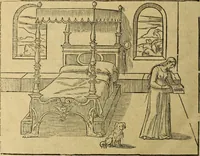 An illustration from Le tableav des riches inventions couuertes de voile des feintes amoureuses, qui sont representees dans le Songe de Poliphile, desvoilees des ombres d Songe & subtilement exposees par Beroalde (1600)