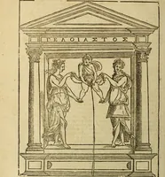 An illustration from Le tableav des riches inventions couuertes de voile des feintes amoureuses, qui sont representees dans le Songe de Poliphile, desvoilees des ombres d Songe & subtilement exposees par Beroalde (1600)