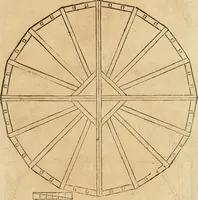 An illustration from Le theatre de l'art de charpentier : enrichi de diuerses figures, auec l'interpretation dicelles faict & dresse (1627)