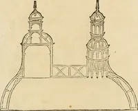 An illustration from Le theatre de l'art de charpentier : enrichi de diuerses figures, auec l'interpretation dicelles faict & dresse (1627)