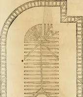 An illustration from Le theatre de l'art de charpentier : enrichi de diuerses figures, auec l'interpretation dicelles faict & dresse (1627)