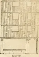 An illustration from Le theatre de l'art de charpentier : enrichi de diuerses figures, auec l'interpretation dicelles faict & dresse (1627)