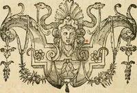 An illustration from Le theatre des antiquitez de Paris; où est traicté de la fondation des eglises et chapelles de la cité, vniuersité, ville et diocese de Paris; comme aussi de l'institution du Parlement, fondation de l'vniuersité & colleges & autres choses remarquables. Diuisé en quatre liures (1612)