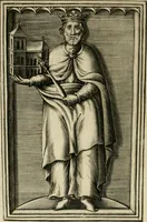 An illustration from Le theatre des antiquitez de Paris; où est traicté de la fondation des eglises et chapelles de la cité, vniuersité, ville et diocese de Paris; comme aussi de l'institution du Parlement, fondation de l'vniuersité & colleges & autres choses remarquables. Diuisé en quatre liures (1612)