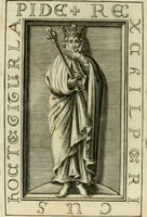 An illustration from Le theatre des antiquitez de Paris; où est traicté de la fondation des eglises et chapelles de la cité, vniuersité, ville et diocese de Paris; comme aussi de l'institution du Parlement, fondation de l'vniuersité & colleges & autres choses remarquables. Diuisé en quatre liures (1612)