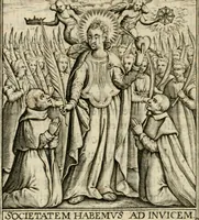 An illustration from Le theatre des antiquitez de Paris; où est traicté de la fondation des eglises et chapelles de la cité, vniuersité, ville et diocese de Paris; comme aussi de l'institution du Parlement, fondation de l'vniuersité & colleges & autres choses remarquables. Diuisé en quatre liures (1612)