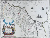Picture 192 of 231 from Le theatre du monde, ou, Nouuel atlas [cartographic material] (1650), leaf 350